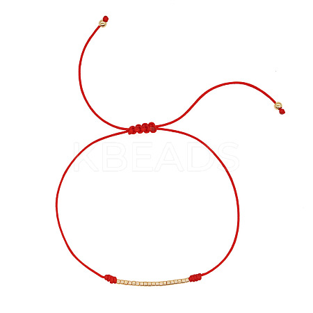 Plastic Beads Braided Bead Bracelets CF6831-1-1