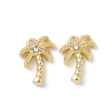 Alloy Rhinestone Pendants FIND-L024-04G-1