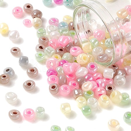 Glass Seed Beads SEED-R006-4mm-1