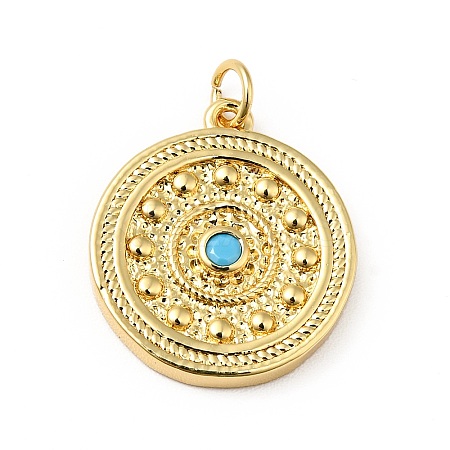 Rack Plating Brass Pendants KK-H431-57G-1