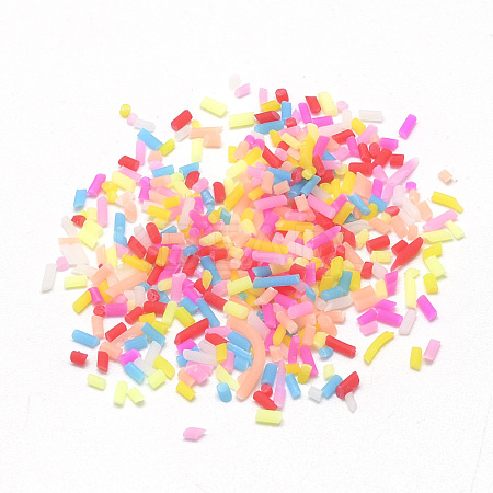 Handmade Polymer Clay Sprinkle Beads X-CLAY-Q242-06D-1