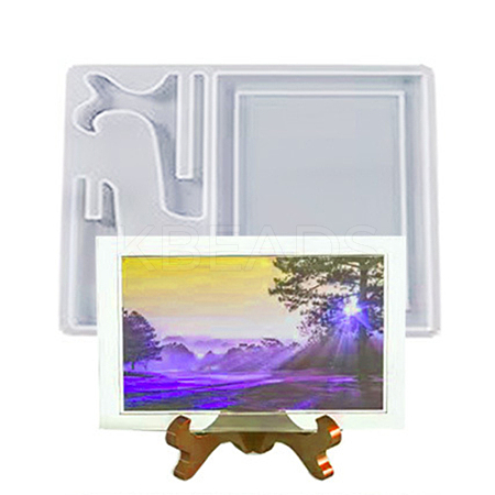 Rectangle Photo Frame Display Silicone Molds DIY-I096-03-1