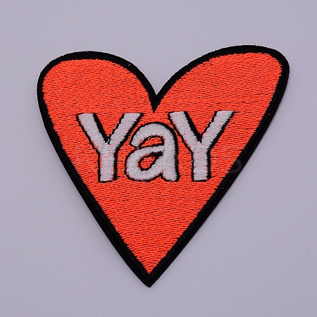 Computerized Embroidery Cloth Iron on/Sew on Patches DIY-TAC0008-23-1