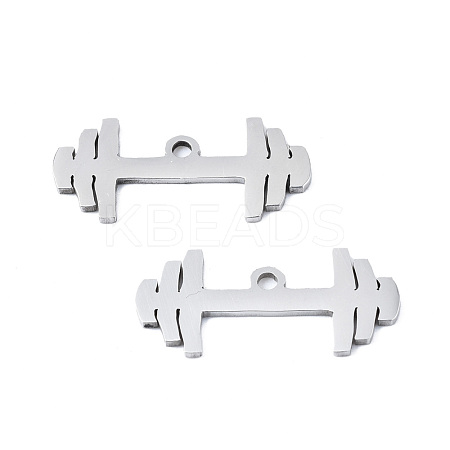 Non-Tarnish 201 Stainless Steel Pendants STAS-T044-247P-1