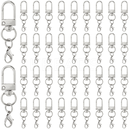 40Pcs Zinc Alloy Swivel Clasps FIND-SP0004-28P-1