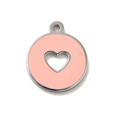 304 Stainless Steel Enamel Charms STAS-B074-03P-04-1