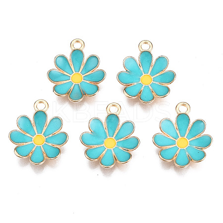 Alloy Enamel Pendants ENAM-S121-116H-1