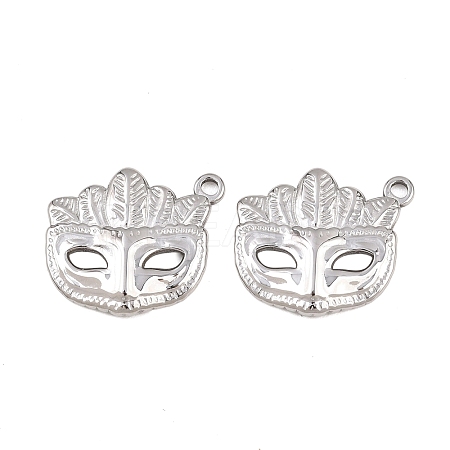304 Stainless Steel Pendants STAS-L022-574P-1