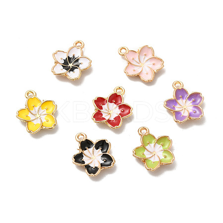 Alloy Enamel Pandants ENAM-K067-51KCG-1