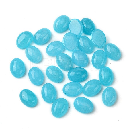 Natural White Jade Cabochons G-A094-01B-29-1