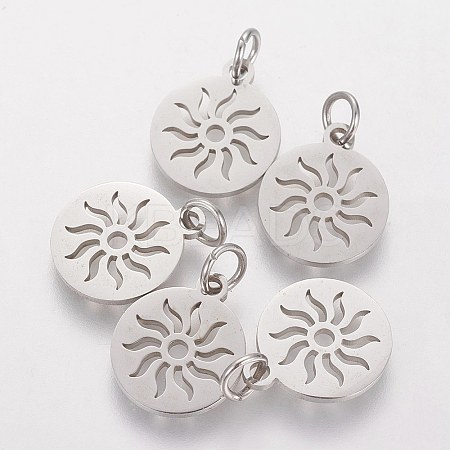 Non-Tarnish 304 Stainless Steel Pendants LS-STAS-Q201-T449S-1
