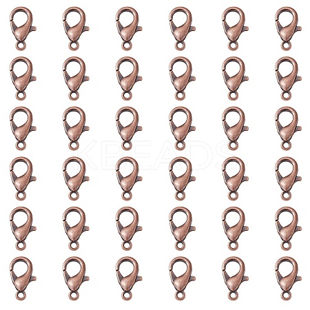 Zinc Alloy Lobster Claw Clasps FIND-FS0001-75R-1