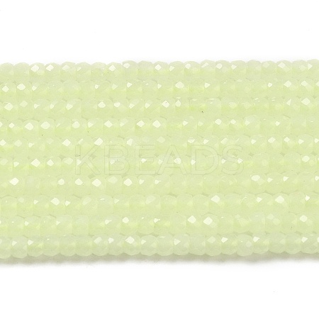 Synthetic Luminous Stone Beads Strands G-C086-01A-06-1