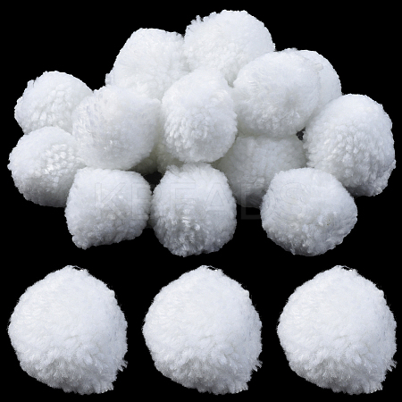 24Pcs Wool Soft Pompom Ball DIY-SC0031-31D-03-1