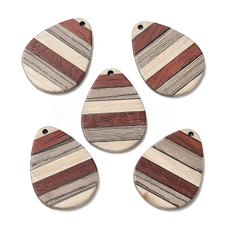 Wenge Wood & Sandalwood & White Ash Pendants WOOD-F013-06-1