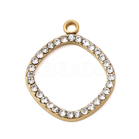 304 Stainless Steel Pendants STAS-B128-14C-G-1