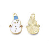 Rack Plating Alloy Enamel Pendants LS-X-ENAM-N055-165-3