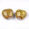Handmade Porcelain Beads X-PORC-S498-15A-16-2