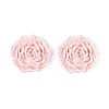 Flower Opaque Resin Cabochons CRES-T025-28C-01-1