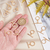   12Pcs 6 Styles Brass Toggle Clasps KK-PH0006-45-3