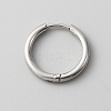 Stainless Steel Huggie Hoop Earrings with 316 Stainless Steeland Pins for Women EJEW-TAC0018-08C-1