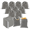 30Pcs Rectangle Velvet Drawstring Pouches TP-NB0001-61C-1