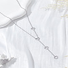 1Pc Stainless Steel Heart Bid Necklaces for Women NJEW-LP0003-22B-3
