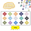 105G 15 Colors Handmade Polymer Clay Beads CLAY-YW0001-43-2