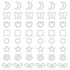 80Pcs 8 Styles Resin Imitation Pearl Cabochons RESI-TA0003-88-4