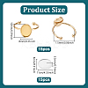 DIY Oval Cuff Ring Kits DIY-UN0008-14G-3
