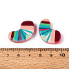 Printed Opaque Resin Beads RESI-N043-26A-3