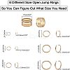 304 Stainless Steel Open Jump Rings STAS-UN0017-23-4