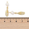Natural Cultured Freshwater Pearl & Brass Pendants KK-U062-09G-3