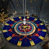 Flat Round Rubber Pendulum Altar Mats PW-WGD34B2-01-4