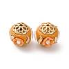 Handmade Resin Indonesia Round Beads IPDL-P005-23KCG-01-1