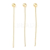 Brass Ball Head Pins KK-N254-49B-G-1