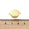 Brass Red Agate Magnetic Clasps KK-C066-15G-3