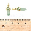 Natural Green Aventurine Double Terminal Pointed Pendant G-H097-01G-04-3
