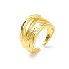 Brass Adjustable Cuff Rings RJEW-V009-05G-4