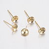 304 Stainless Steel Stud Earring Findings STAS-H436-25-5mm-1