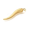 304 Stainless Steel Big Pendants STAS-H200-08G-04-2