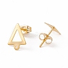 201 Stainless Steel Stud Earring Findings X1-EJEW-A071-19G-2