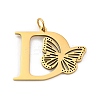 Ion Plating(IP) 201 Stainless Steel Pendants STAS-N103-184G-D-1