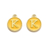 Golden Plated Alloy Enamel Charms LS-ENAM-Q437-13K-1