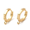 Brass Hoop Earrings Finding KK-M262-1A-G-1