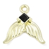 Golden Alloy Pendants PALLOY-R151-50G-03-1