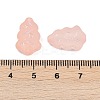 Frosted Transparent Acrylic Beads OACR-P029-04B-03-4