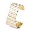 304 Stainless Steel Enamel Open Cuff Bangles BJEW-K288-01G-2