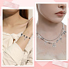 50Pcs 5 Styles Tibetan Style Alloy Charms FIND-SC0016-15-4