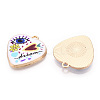 Printed Alloy Pendants ENAM-ZX002-36G-1